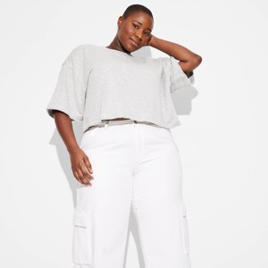 Women's French Terry Pullover Sweatshirt - Wild Fable™ - 1 of 3