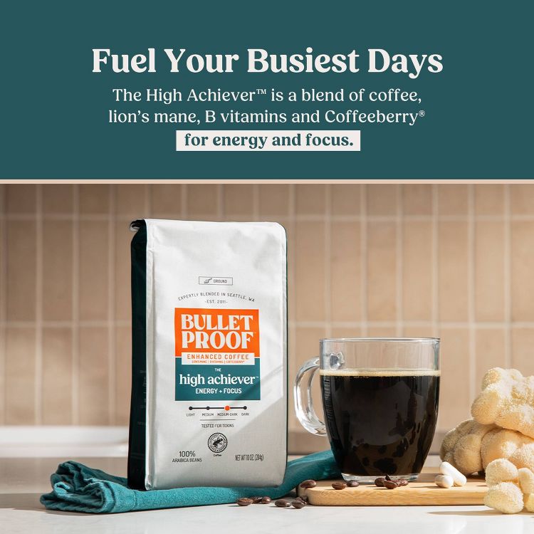 Bulletproof The High Achiever Ground Coffee - 10oz, 5 of 7