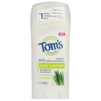 Tom's of Maine Long Lasting Deodorant - Refreshing Lemongrass 2.25 oz Stick(S)