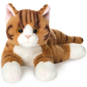 Bearington Lil' Tabby Cat 8 Inch Stuffed Cat - Orange Cat Plush - Orange Tabby Cat Stuffed Animal - 1 of 4