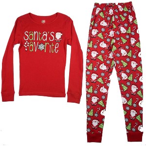 Just Love Girls Printed Pajama Sets - Snug Fitting PJ Tops & Bottoms for Girls - 1 of 3