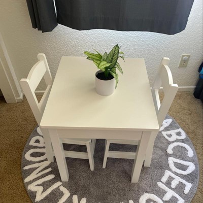 White Wooden Table & Chairs Set by Melissa & Doug at Fleet Farm