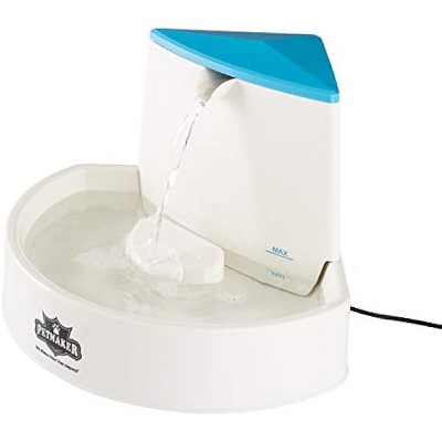 Water Fountain for Pets ¨C 2 Liter Capacity Indoor Dog and Cat Automatic Electric Water Dispenser Pump and 4 Filters by Petmaker