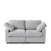 Cloud Sectional Couches for Living Room,67" Convertible Love Seat, 2 Seater Modular Sectional Sofa,Deep Seater Furniture Sets - 4 of 4