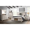 Queen Jack Platform Storage Bed White - Picket House Furnishings: Farmhouse Style with Headboard & Footboard Cabinets - image 4 of 4