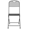 vidaXL Folding Garden Chair Set of 4 Anthracite - 4 of 4