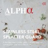 Alpha Living Splatter Guard for Frying Pan & Food Strainer and Universal Cookware 13" - Stops Hot Oil Splash - RED Handle - 2 of 4