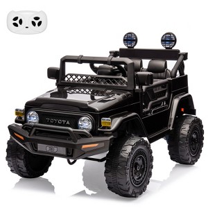 12V Ride On Truck Car for Kids, Kids Car w/2.4G Remote Control, Led Lights, Suspension, Safety Belt, Powered Electric Vehicle for Boys and Girls - 1 of 4