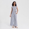 Women's Wide Leg Pleated Palazzo Pants - A New Day™ - 2 of 4