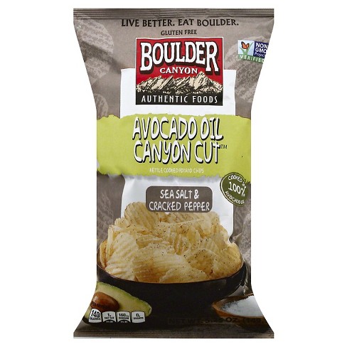 Boulder Avocado Oil Canyon Cut Seasalt And Cracked Pepper Potato