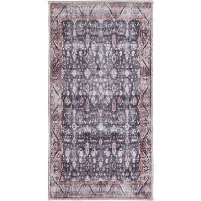 Nourison Washable Brilliance Bordered Vintage Indoor Rug