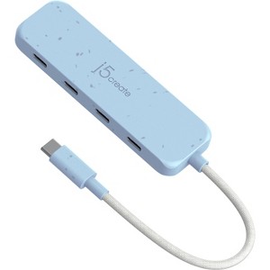 j5create Eco-Friendly USB-C to 4-Port Type-C Gen 2 Hub, JCH345E - 1 of 4