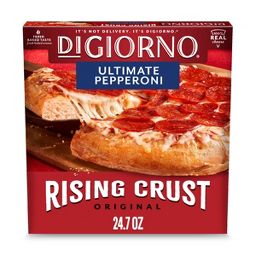 DiGiorno Rising Crust Pepperoni Frozen Pizza - 24.7oz