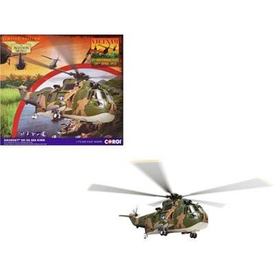 Sikorsky SH-3A Sea King Helicopter "HS-2 Golden Falcons" (1967) US Navy "The Aviation Archive" 1/72 Diecast Model by Corgi