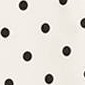 Cream/Black Polka Dots