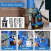 Magnetic Drill Press, 1400W 810 PRM 10-Speed Setting, Portable Mag Drill Press with Twist Drill Chuck, 6Pcs Drill Bits, 2" Boring Diameter - image 4 of 4