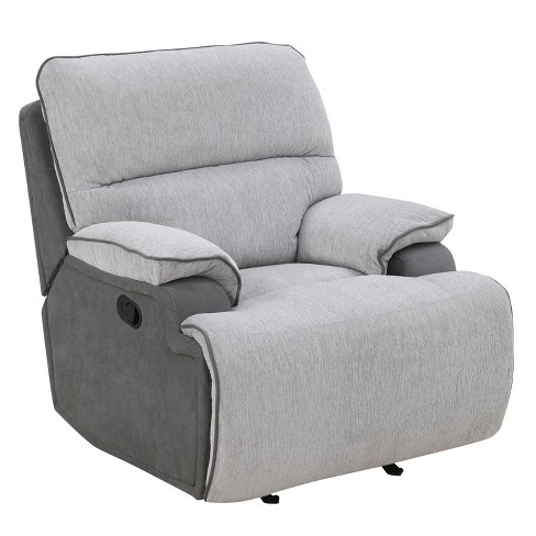 Fc Design Manual Recliner With Overstuffed Cushions And Pillow Top On  Single Sofa Chair For Living Room And Bedroom : Target