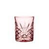 Godinger Silver Set of 4 Dublin Crystal Double Old Fashion Glasses Blush: 11 oz, Hand Wash, Dishwasher-Safe Drinkware - 4 of 4