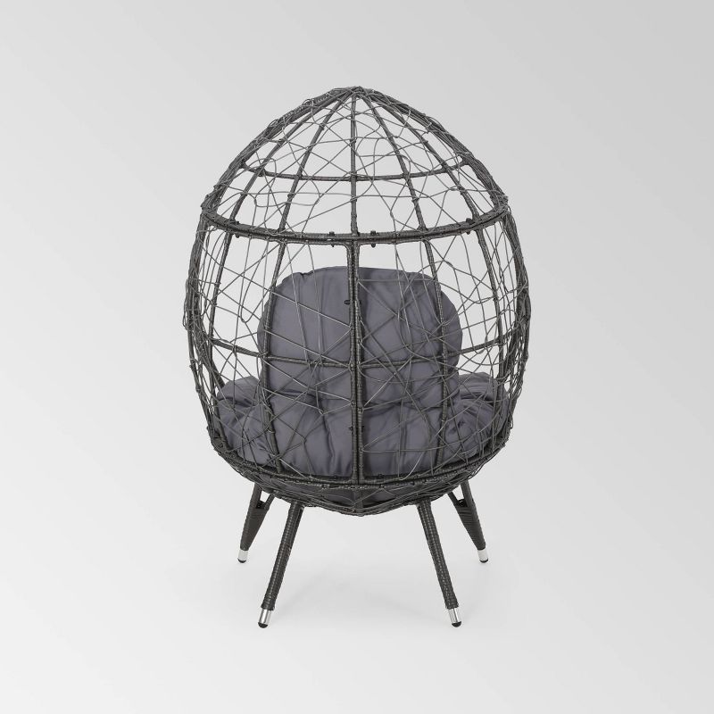 Gianni Wicker Teardrop Chair - Christopher Knight Home, 6 of 14