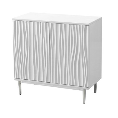 Camber 2 Door Cabinet White - Treasure Trove Accents