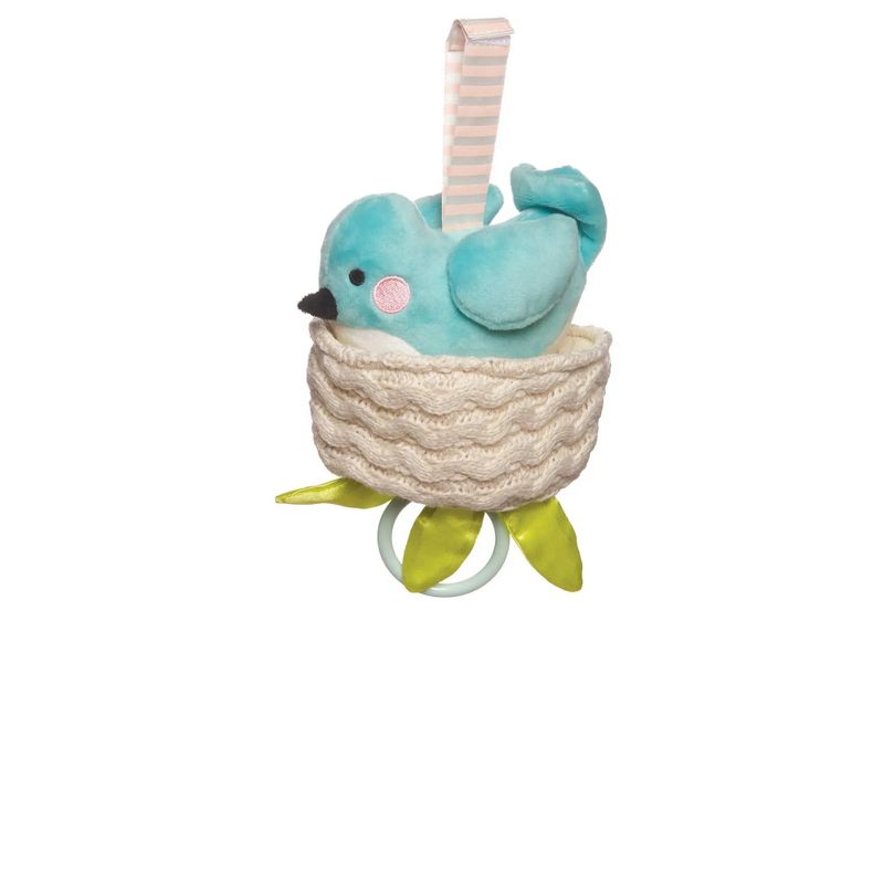 Manhattan Toy Lullaby Bird Pull Musical Crib and Baby Toy, 5 of 6