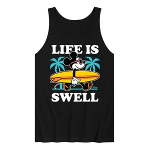 Men's - Disney - Life Is Swell Graphic Tank Top - 1 of 3