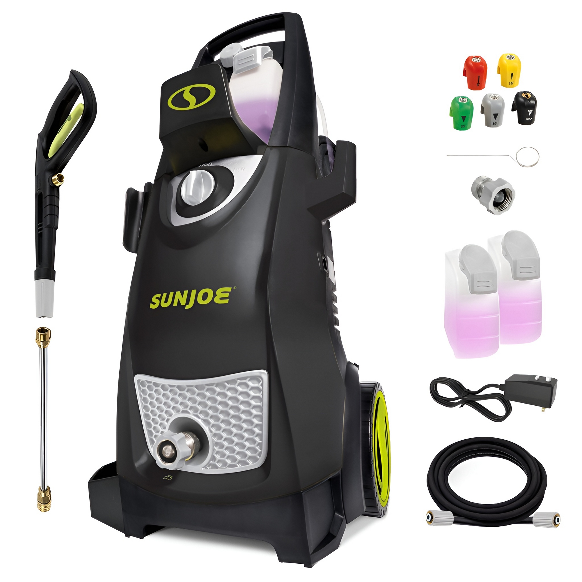 Sun Joe SPX3000 Electric Pressure Power Washer, Heavy-Duty 2500 Max PSI (2030 PSI PWMA Rated), Portable Cleaning and Washing Machine System