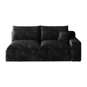 MAYEERTY Multi-Func Corduroy Fabric Sofa Couches No Assembly DIY for Bedroom - 1 of 4