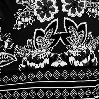 black scarf print