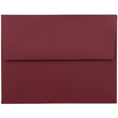 JAM Paper A2 Invitation Envelopes 4.375 x 5.75 Dark Red 31511305I