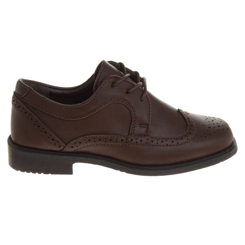 Josmo Boys Wingtip Oxford Lace Up Dress Shoes (Little Kid/ Big Kid Sizes), 2 of 9