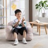 Arlo Kids Bean Bag Chairs,25.6" Velvet Fabric Memory Foam Small Bean Bag Chair For kids -Maison Boucle - image 3 of 4