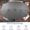 15ft Patio Umbrella with  Tilt Waterproof Sun Shade for Deck, Pool, Garden - 3 of 4