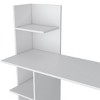 HomeRoots 47" White Wood Computer Desk - 4 of 4