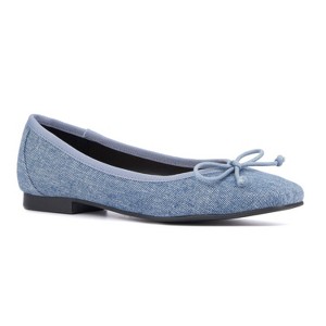 New York & Company Women's Paulina- Square Toe Ballet Flats - 1 of 4