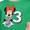 Girls' - Disney - Minnie Birthday 3 Short Sleeve Graphic T-Shirt - 2 of 4