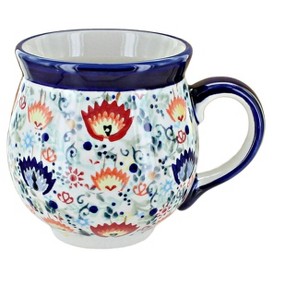 Blue Rose Polish Pottery K068 Manufaktura Large Bubble Mug - 1 of 1
