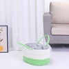 REGALWOVEN Woven Cotton Rope Storage Basket with Handles for Living Room 2 Pcs - 4 of 4