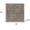 HomeRoots 2' x 4' Gray Non Slip Rug Pad - 3 of 4