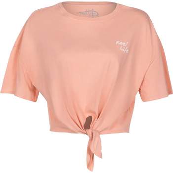 Reel Life Atlantic Beach Livin T-Shirt - 2XL - Camellia