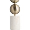 SAGEBROOK HOME 30" Stacking Orbs Marble Table Lamp Gold/White: UL Listed, Polyester Shade, Iron Body - 3 of 4