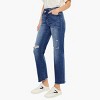 KanCan Essentials Mollie High Rise 90's Criss Cross Jeans - 3 of 4