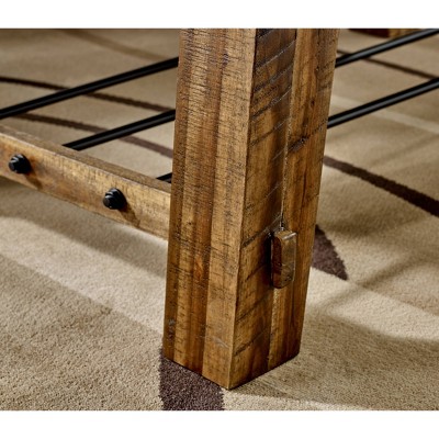 Durango Industrial Wood Coffee Table and Two End Tables Set