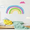 RoomMates Pattern Rainbow Peel and Stick Giant Wall Decal - 2 of 4