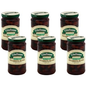 Giuliano Pitted Kalamata Olives - 6 pack, 6.5 oz - 1 of 3
