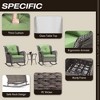 UPTIOT Patio Wicker Rocking Chair with Cushions - 4 of 4