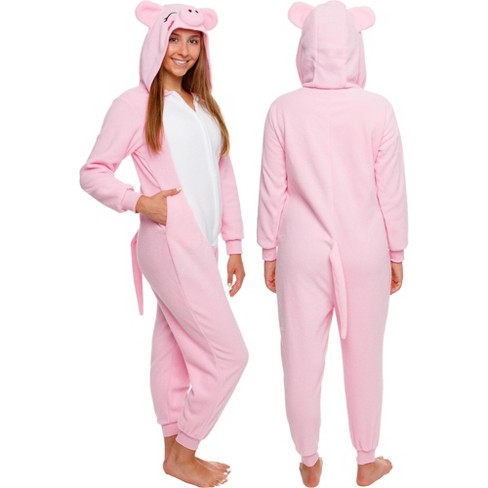 Funziez! Pig Slim Fit Women's Novelty Union Suit Costume For Halloween ...