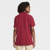 Houston White Adult Short Sleeve Polo Shirt - Dark Red - image 2 of 3