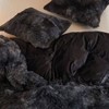 Shaggy Plush Duvet Cover Set, Soft Faux , 3 - Piece Queen - 4 of 4