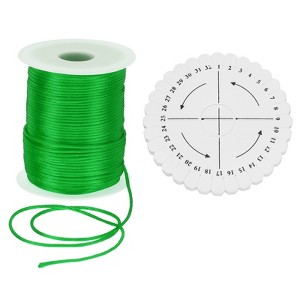 Unique Bargains Polyester Satin String Cord with Disc Organizer for DIY Bracelet - 1 of 4